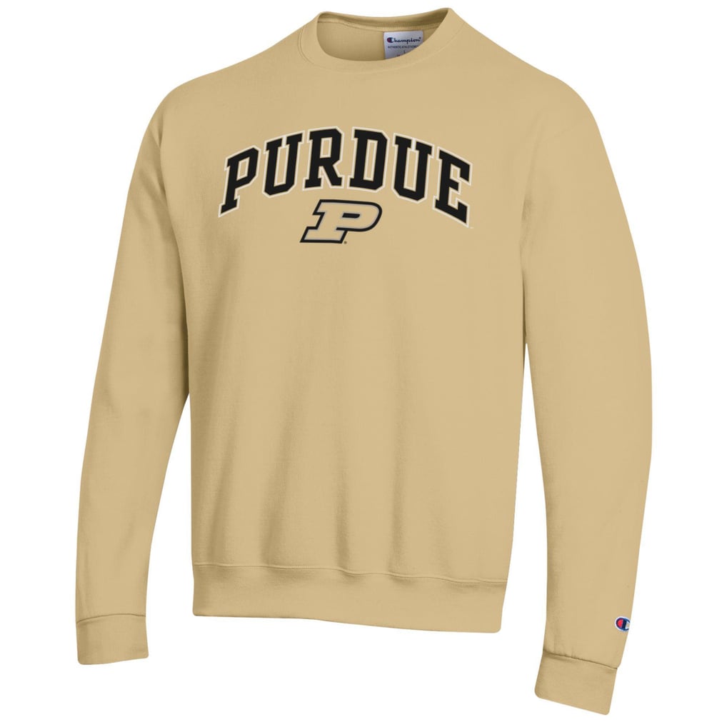  Purdue Boilermakers Champion Arch Over Logo Pullover Sweatshirt - Gold